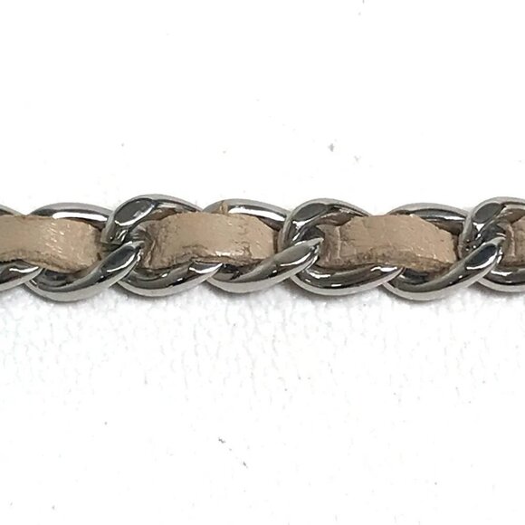 CHANEL Matelasse design Chain wallet Shoulder Bag Long Wallet Lambskin Beige - Picture 10 of 16